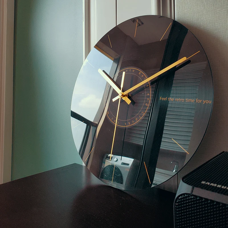 Luxury Lifestyle Us - Luxury Silent Wall Clock Living Room