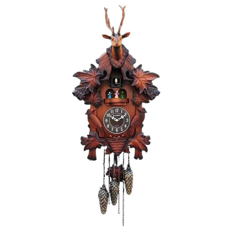 Luxury Lifestyle Us - Cuckoo Wall Clock Solid Wood Clocks