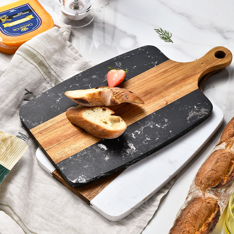 Mahogany Wood Grain Cutting Bo - огляд і ціна Marble Serving Board
