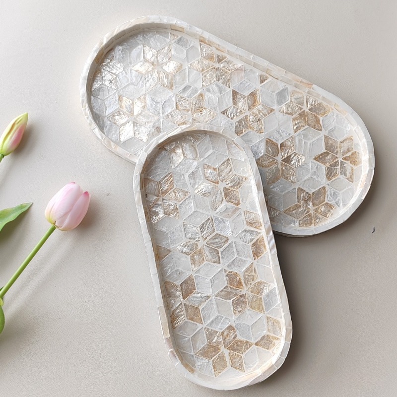 Nordic Luxury Natural Shell Tr - огляд і ціна Marble Serving Board