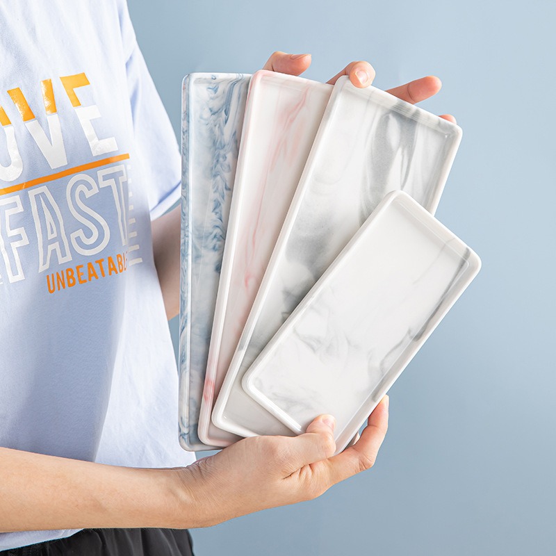Rectangular Ceramic Tray Creat - огляд і ціна Marble Serving Board