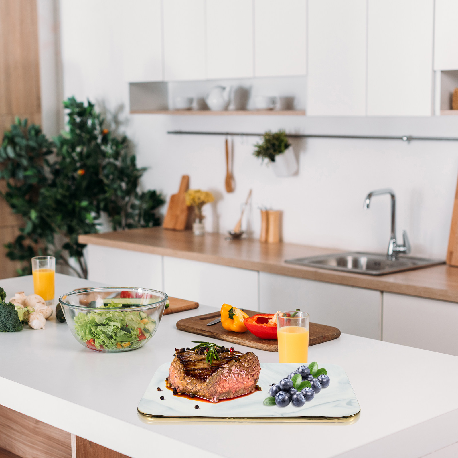 Marbling Cutting Board Home Ki - огляд і ціна Marble Serving Board