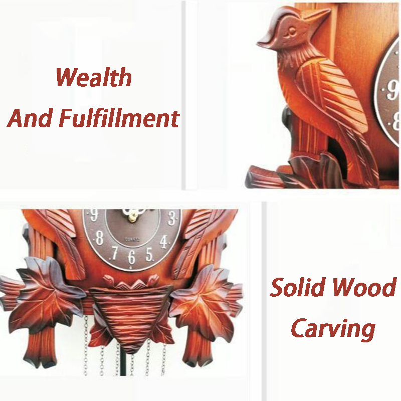 Cuckoo Wall Clock Solid Wood C - огляд і ціна Luxury Lifestyle Us