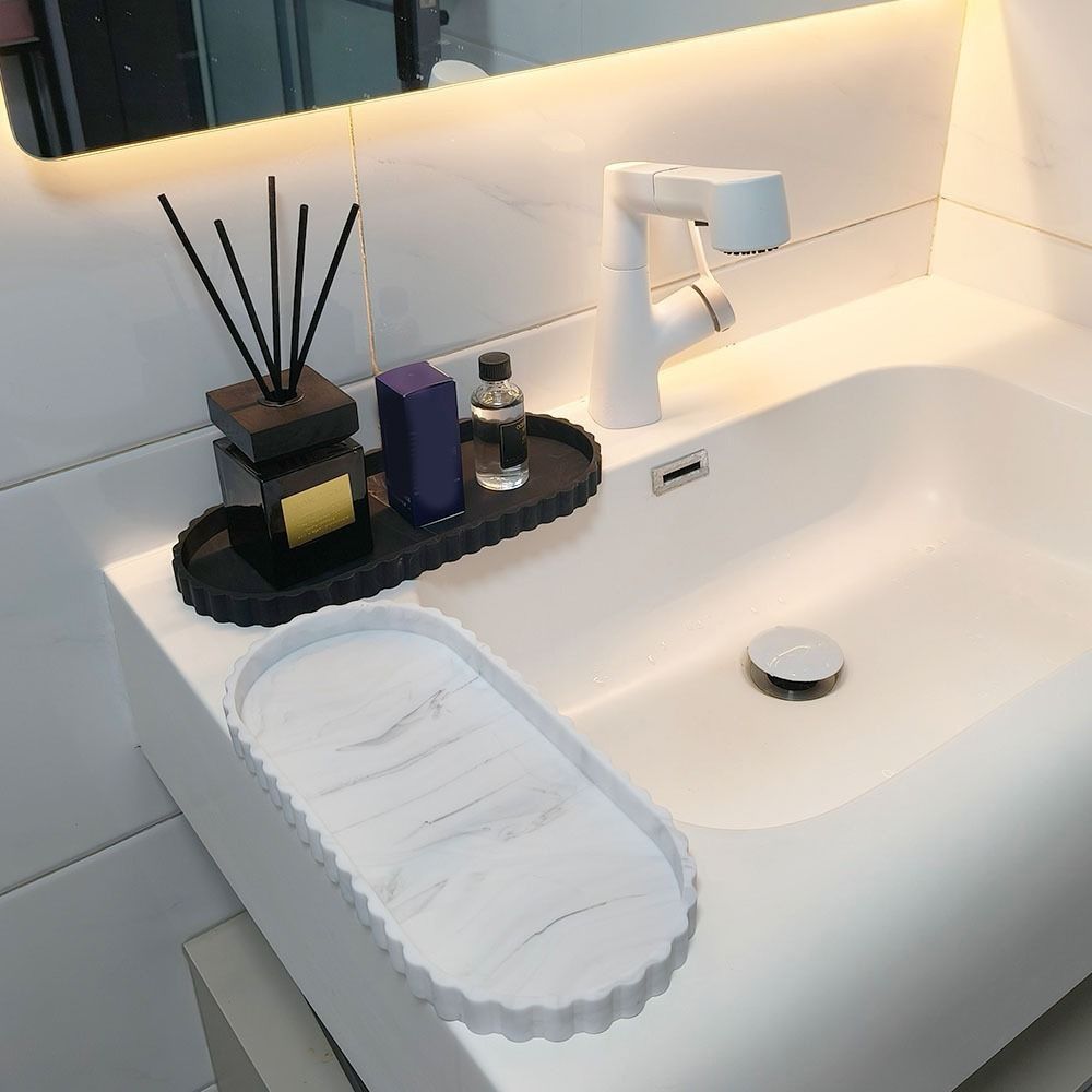 Silicone Oval Storage Tray Mar - огляд і ціна Marble Serving Board