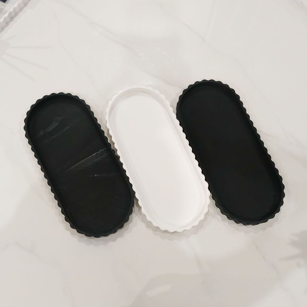 Silicone Oval Storage Tray Mar - огляд і ціна Marble Serving Board